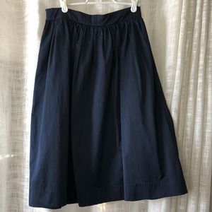 Zara a-line midi skirt